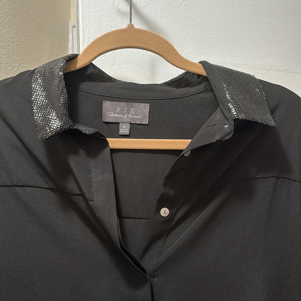 Black Button Down. - image 2
